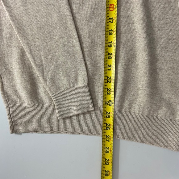 Suitsupply Mens Cashmere Wool Colorblock Crew Sweater Size Medium - Picture 9 of 9